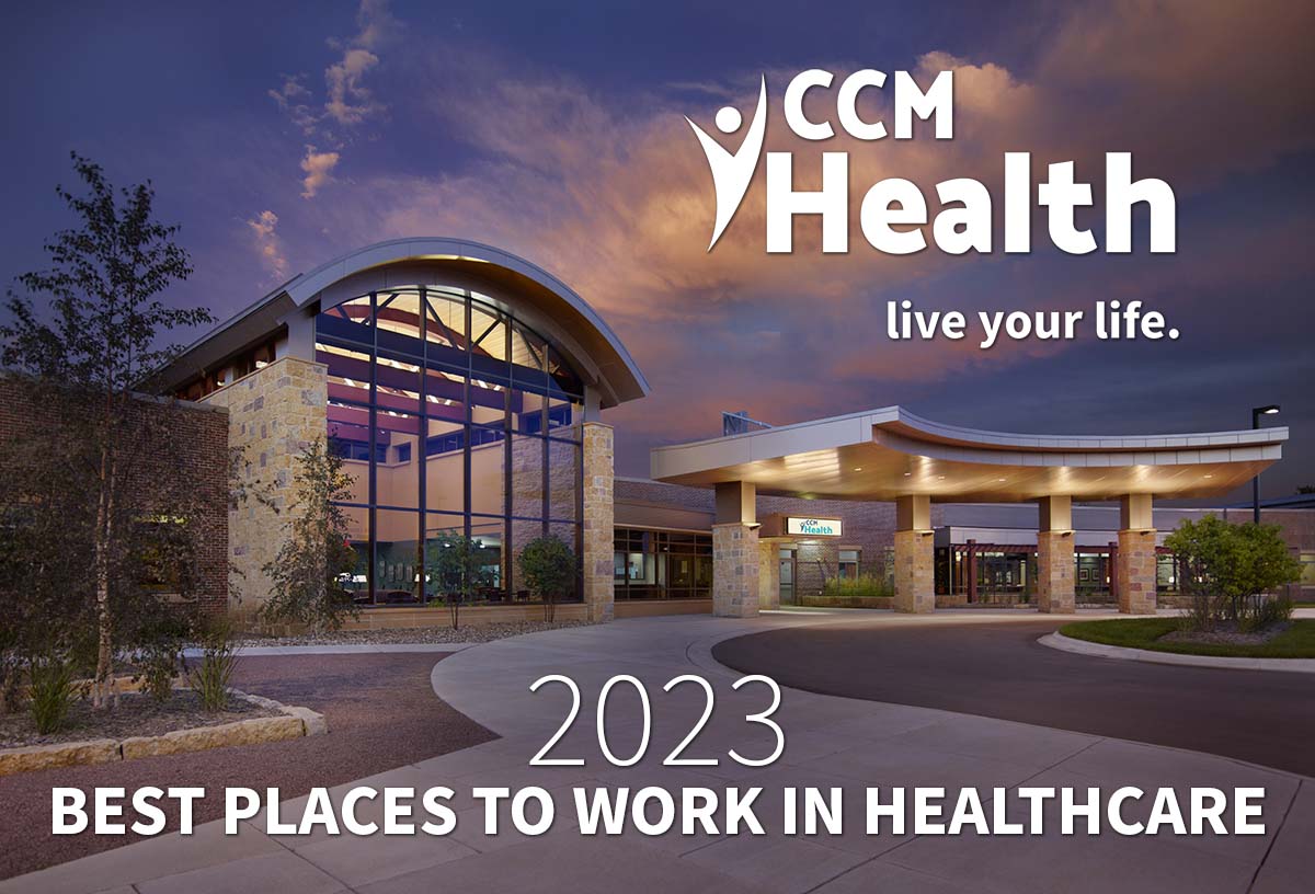 CCM Health recognized as one of the Best Places to Work in Healthcare