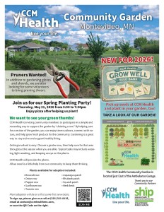 2026 Community Garden Information Flyer - CCM Health