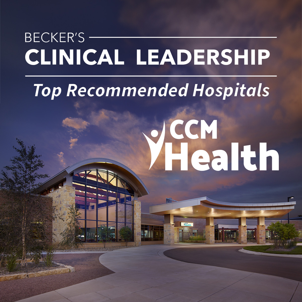 CCM Health Recognized as Top Recommended Hospital in Minnesota by Becker's Hospital Review