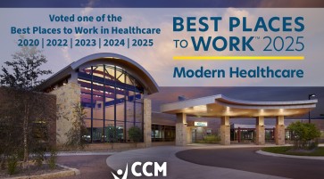 Article image:  CCM Health Recognized by Modern Healthcare as One of the Best Places to Work in Healthcare in 2025
