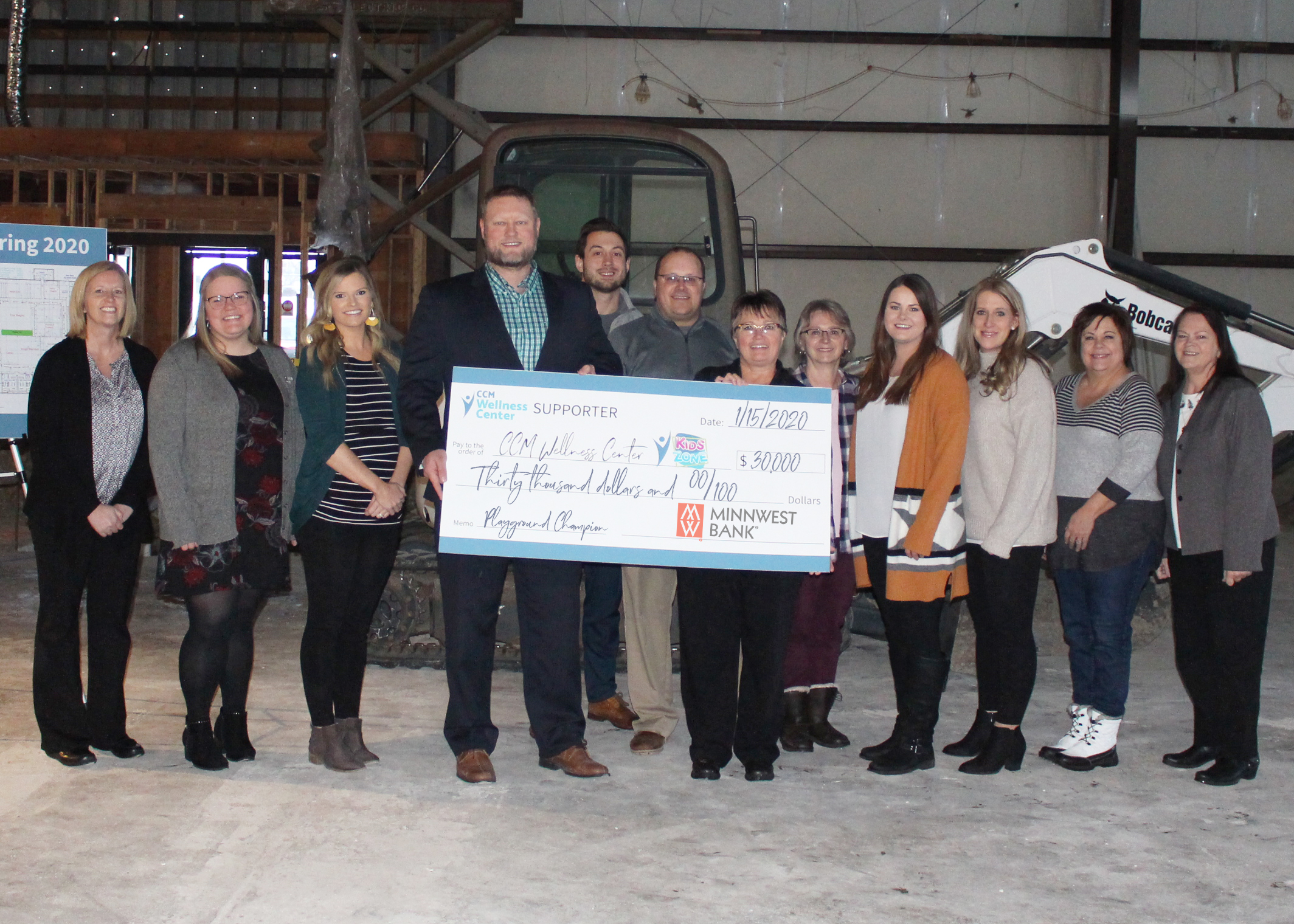 CCM Health - Minnwest Kids Zone Donation