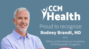 Article image: Highlighting Excellence in Orthopedic Care at CCM Health with Dr. Rodney Brandt, MD