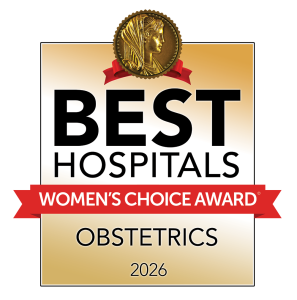 Award Winning Hospital - Best Hospitals for Obstetrics 2026 - Women's Choice Award®